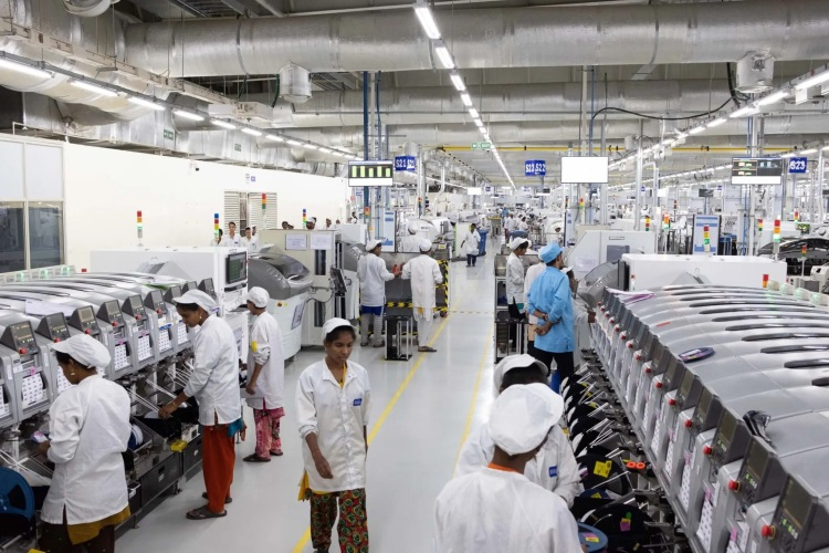  Завод Foxconn в Индии / Источник изображения: Karen Dias / Bloomberg 