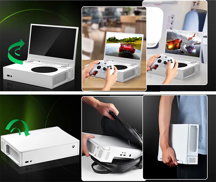 Для Xbox Series S вышел 12,5-дюймовый монитор, который почти что превращает её в портативную консоль