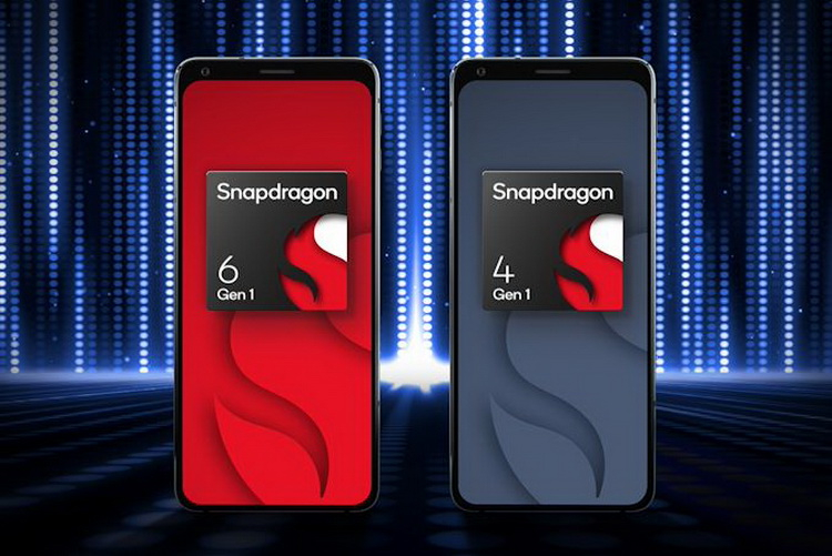 Qualcomm представила чипы Snapdragon 6 Gen 1 и Snapdragon 4 Gen 1 для смартфонов среднего и начального уровней
