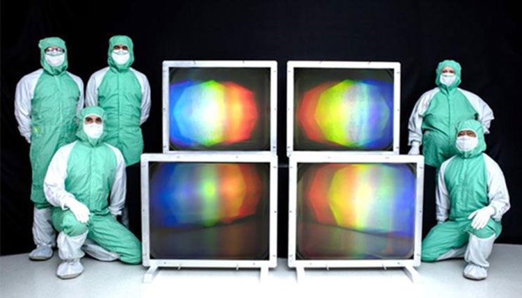 В США создали дифракционные решетки для самого мощного в мире лазера