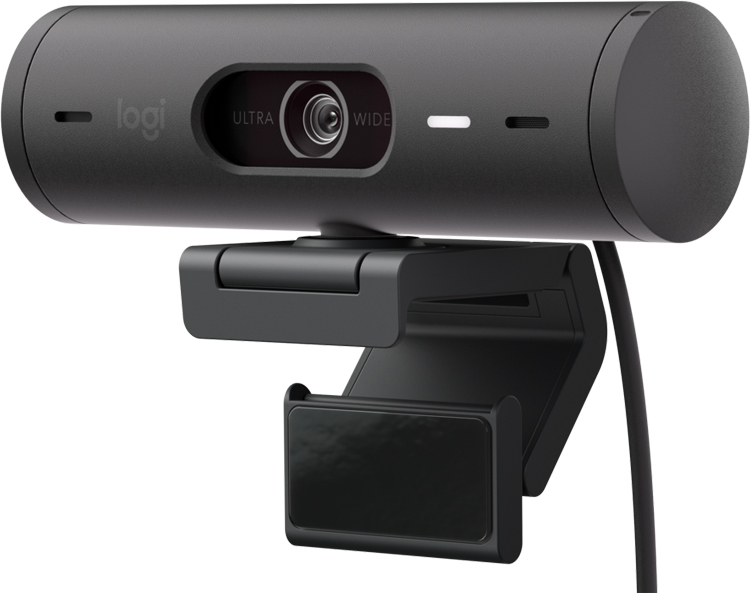 Logitech анонсировала веб-камеры Brio 500 с шумоподавлением и защитной шторкой
