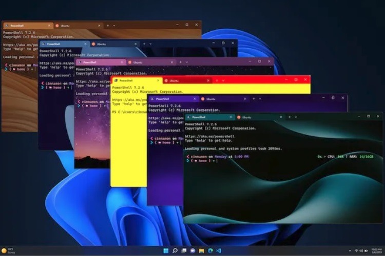 Microsoft добавила поддержку разноцветных тем в Windows Terminal