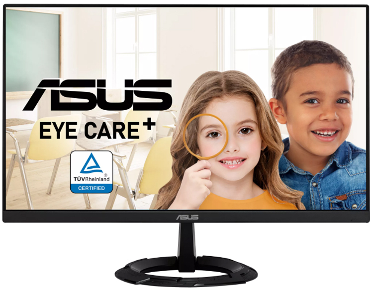 ASUS представила монитор VZ247HEG1R Eye Care с безрамочным дизайном