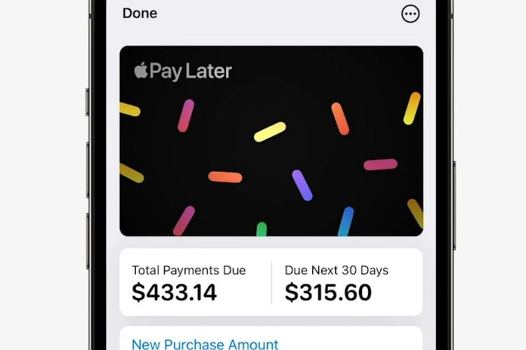 Запуск рассрочки Apple Pay Later отложили до следующего года