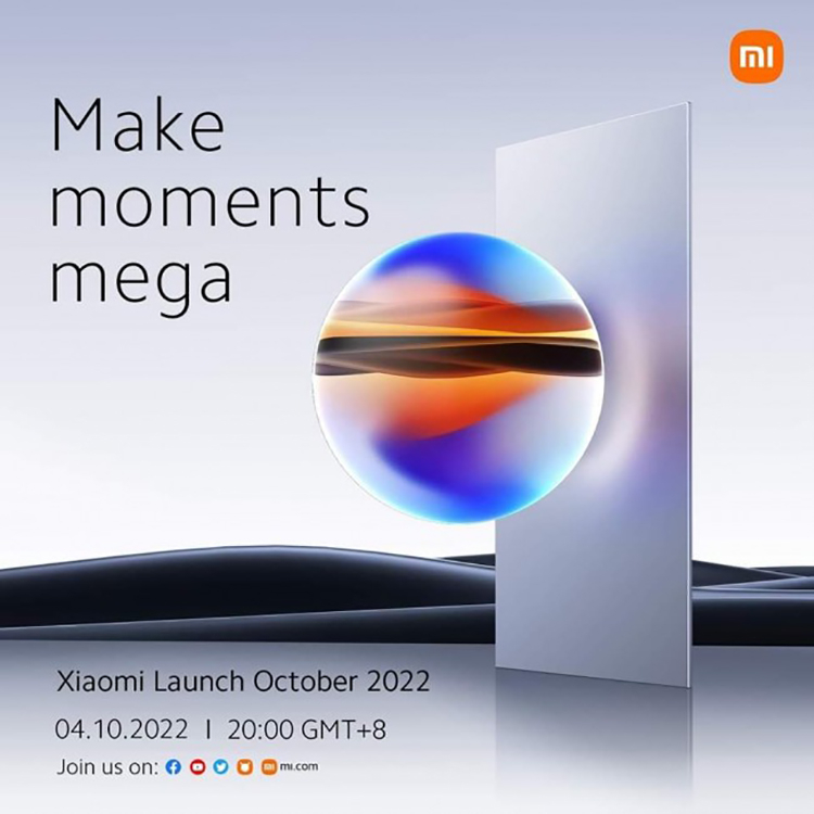 Презентация флагманов Xiaomi 12T и Xiaomi 12T Pro может состояться 4 октября