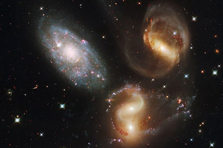  Группа галактик Квинтет Стефана. Источник изображения: NASA / «Джеймс Уэбб» 