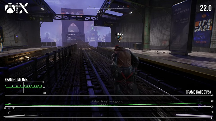  На железнодорожных станциях в версии для Xbox Series X производительность проседает особенно серьёзно (источник изображения: Digital Foundry) 