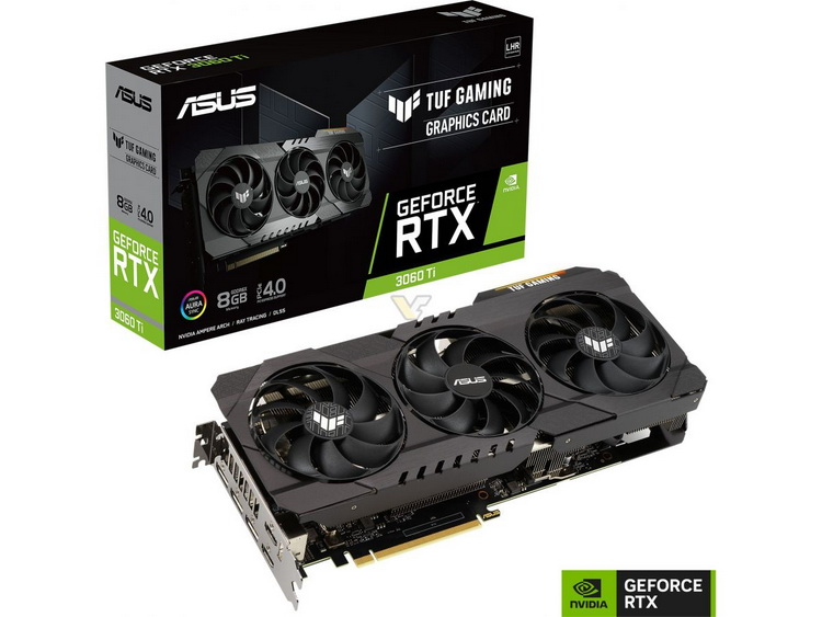 ASUS представила GeForce RTX 3060 Ti TUF Gaming с памятью GDDR6X