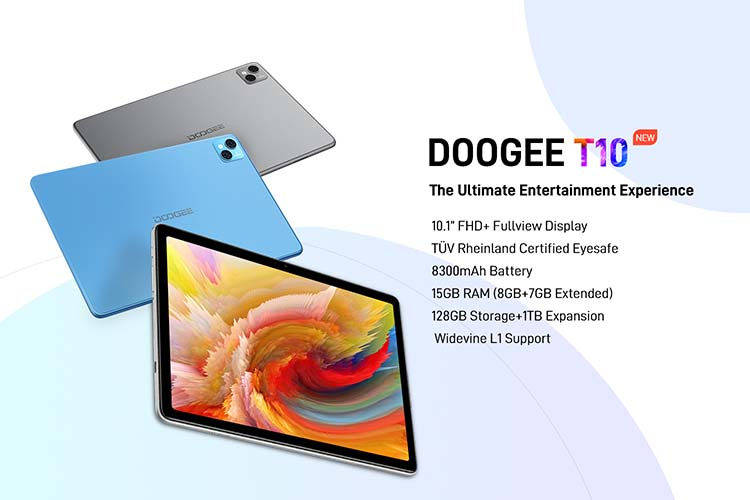 На старте продаж дебютный планшет Doogee T10 доступен со скидкой всего за $119
