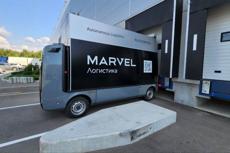 «Марвел-Логистика» начала перевозить товары беспилотными электрическими грузовиками Evocargo