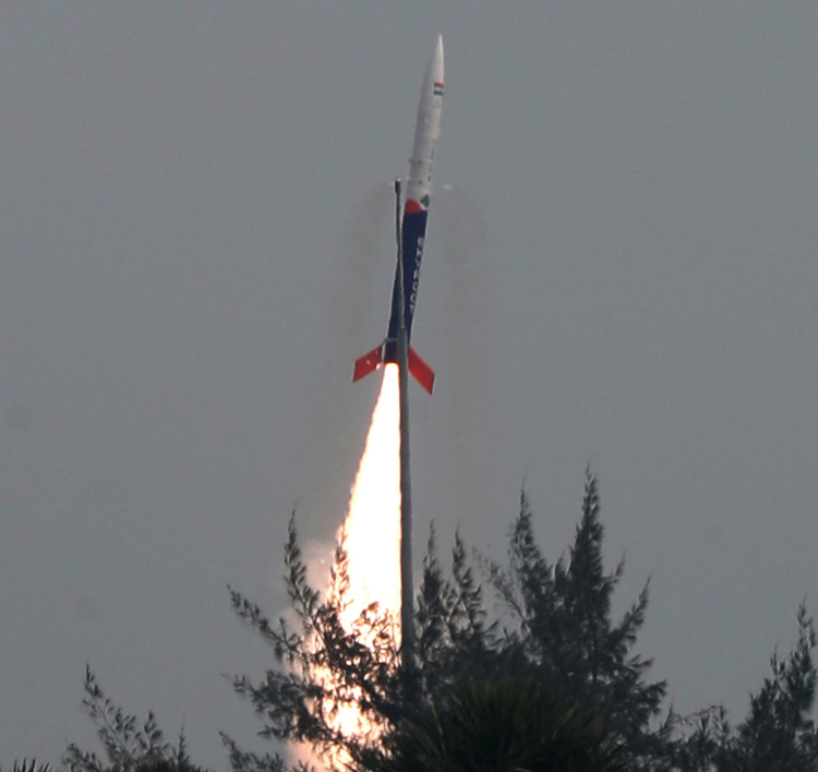 В Индии успешно запустили первую в стране частную космическую ракету