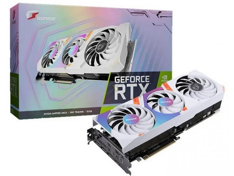  GeForce RTX 3070 Ti iGame Ultra White. Источник изображения: Colorful 