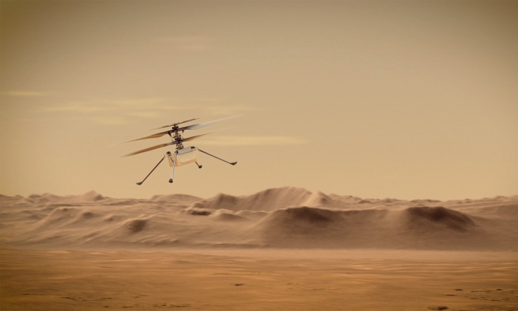 Марсианский вертолёт Ingenuity взлетел как никогда высоко во время 35-го полёта