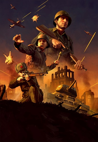  Новый ключевой концепт-арт Men of War II в формате постера (увеличение по нажатию) 
