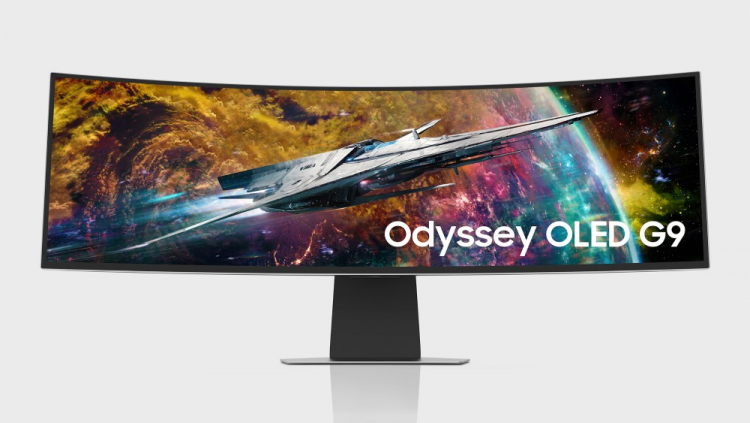 Samsung представила 57-дюймовый монитор Odyssey Neo G9 — первый в мире с разрешением Dual UHD