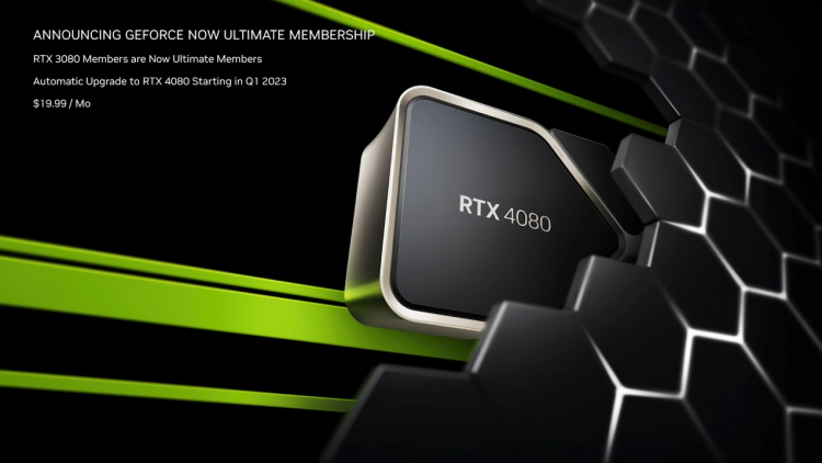 Потоковый игровой сервис GeForce NOW получил карты GeForce RTX 4080 и теперь сможет транслировать игры в 240 FPS