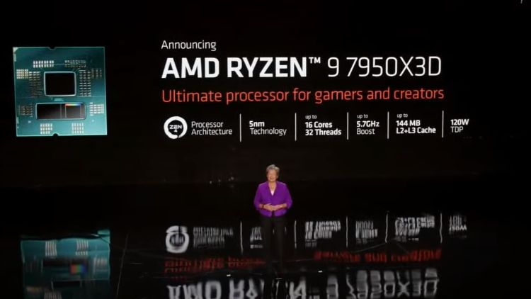 В феврале на рынок выйдут процессоры AMD Ryzen 7000X3D с памятью 3D V-Cache