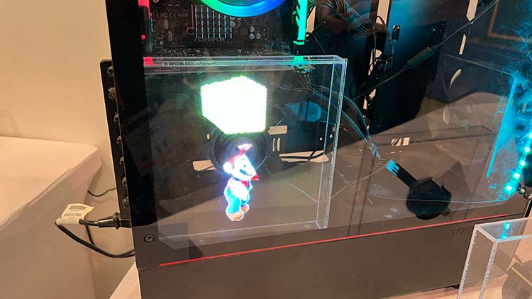 Showcase Hologram представила голографические дисплеи для украшения ПК