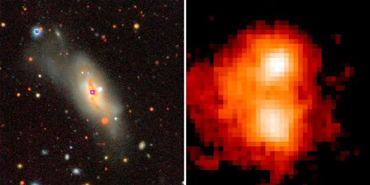 Учёные впервые наблюдают неизвестный ранее механизм слияния сверхмассивных чёрных дыр