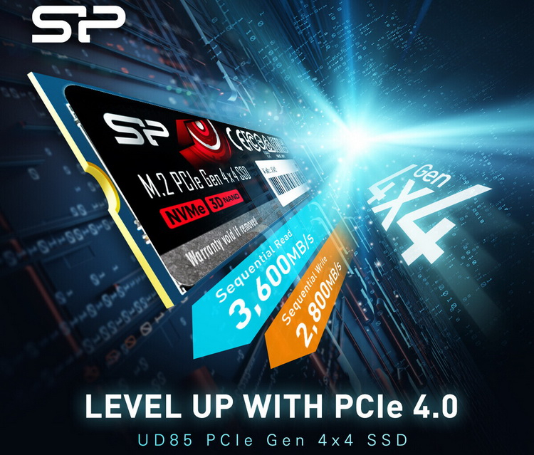 Silicon Power выпустила UD85 — недорогие SSD с PCIe 4.0, но скоростью как у моделей с PCIe 3.0