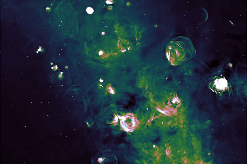 Совместное наблюдение двумя радиотелескопами открыло «кладбище» сверхновых