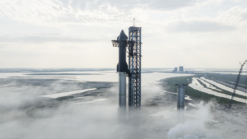 SpaceX заполнила Starship топливом и провела репетицию запуска, но без зажигания двигателей