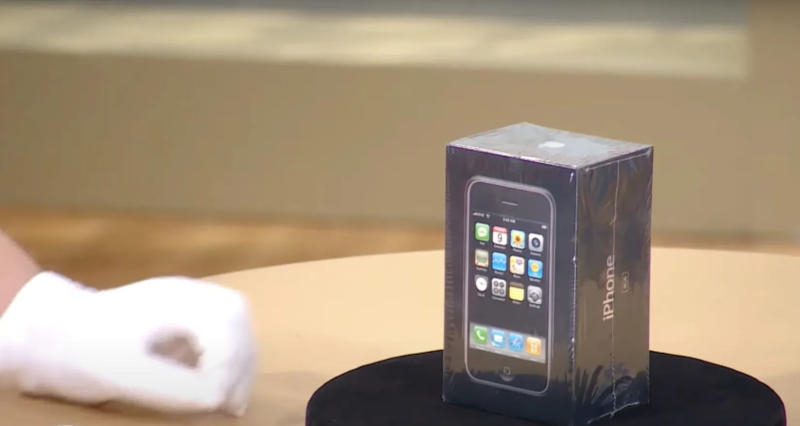 На аукцион выставили очередной нераспечатанный iPhone первого поколения — за него хотят выручить $50 тысяч