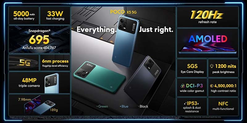 Xiaomi представила Poco X5 Pro — смартфон за $300 с 10-битным дисплеем, 3,5-мм разъёмом и Snapdragon 778G