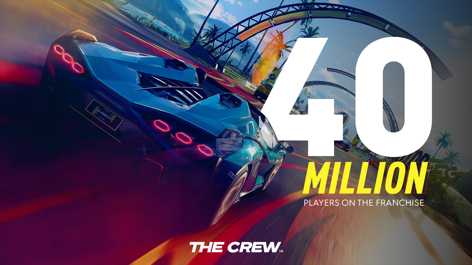 Серия аркадных гонок The Crew привлекла более 40 млн игроков