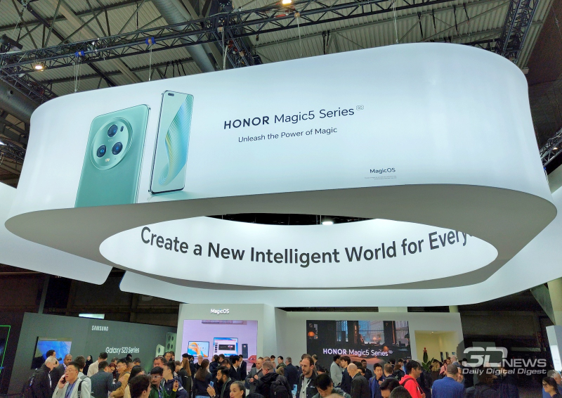Honor на выставке MWC 2023: флагман с лучшей в мире камерой, передовые батареи и другие новинки