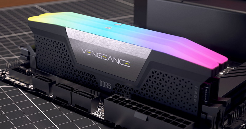 Corsair представила комплект памяти Vengeance DDR5-7000 из двух модулей по 24 Гбайт