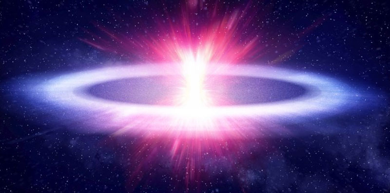  Взрыв сверхновой в представлении художника. Источник изображения: Phil Drury/University of Sheffield) 