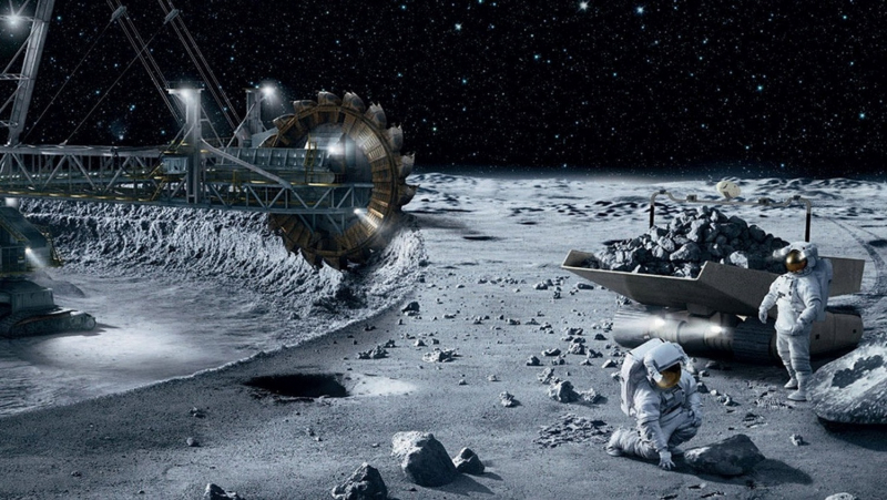  Создание и доставка на Луну промышленного оборудования для добычи полезных ископаемых в настоящее время сопряжены с огромными затратами. Источник https://2cad.ru/blog/minerals/poleznye-iskopaemye-na-lune/ 