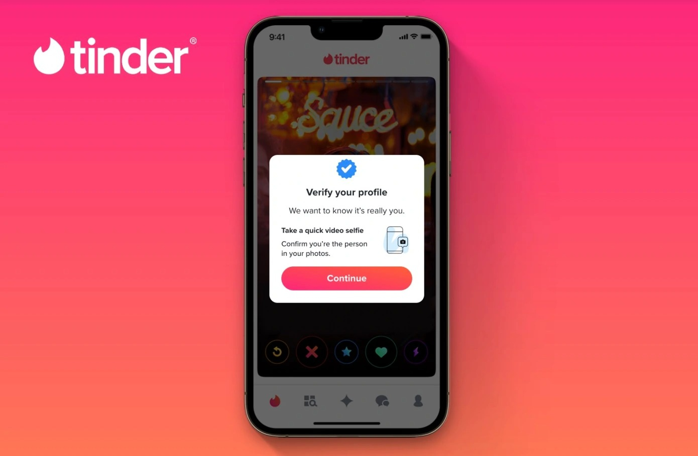 Tinder начнёт использовать для верификации пользователей видеоселфи и ИИ