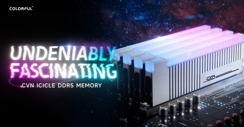 Colorful выпустила комплект оверклокерской памяти CVN ICICLE DDR5-6600 объёмом 32 Гбайт за $105
