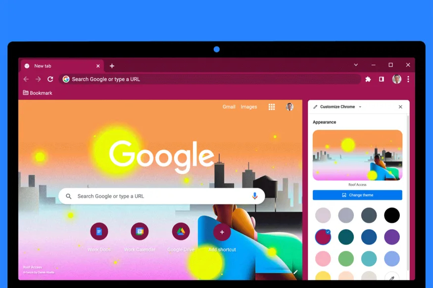 Google упростила настройку внешнего вида Chrome