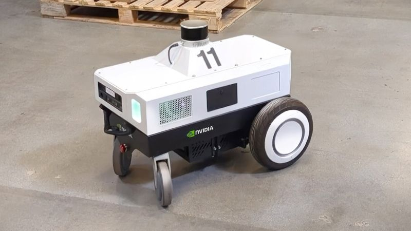 NVIDIA представила Isaac AMR  платформу для быстрой разработки автономных мобильных роботов