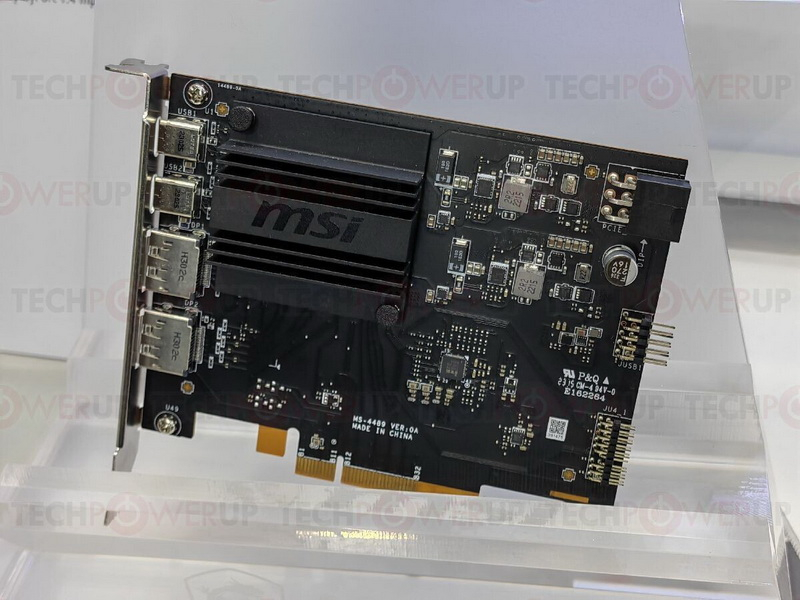 MSI presenta la tarjeta de expansión USB4 en Computex