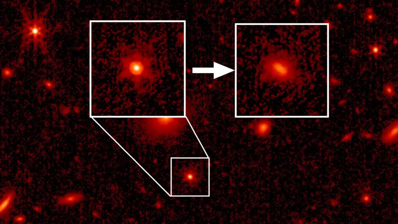 «Джеймс Уэбб» пробился сквозь сияние древних квазаров и увидел свет одних из первых звёзд Вселенной
