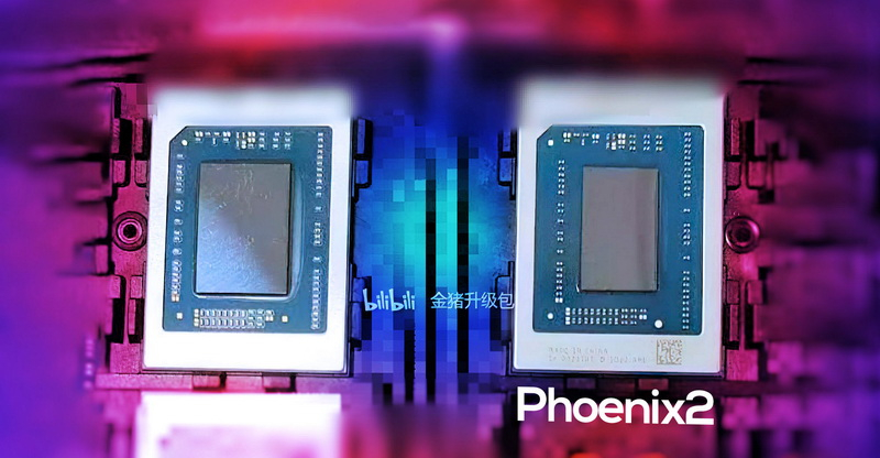 Мобильный процессор AMD Phoenix 2 показался на фото — на 25 % меньше обычного Phoenix