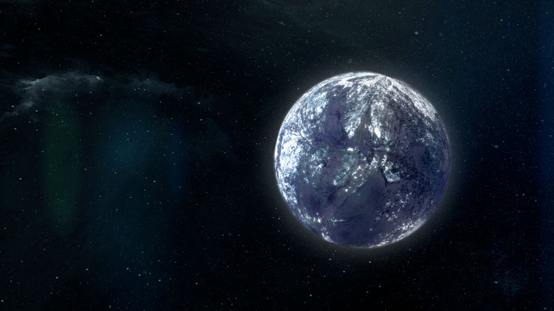  Планета-изгой в представлении художника. Источник изображения: NASA Goddard Space Flight Center 