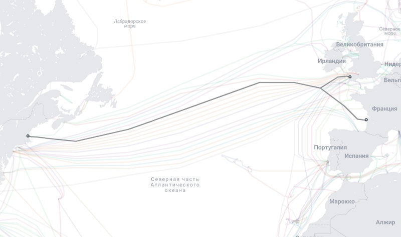  Источник изображения: Submarine Cable Map 
