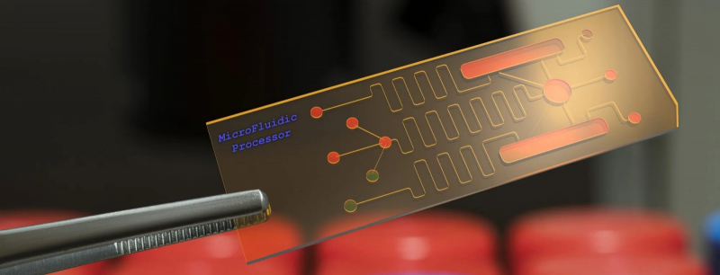  Микрожидкостный процессор (microfluidic processor) для биомедицинских исследований способен избавить пациентов от болезненной и сложной операции — биопсии костного мозга (источник: Massachusetts Institute of Technology) 