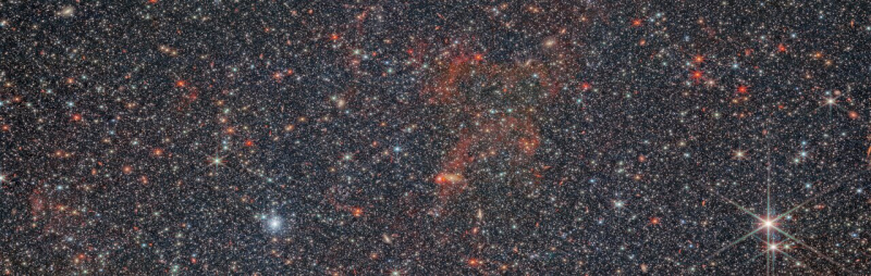  NGC 6822 — снимок камеры NIRCam 