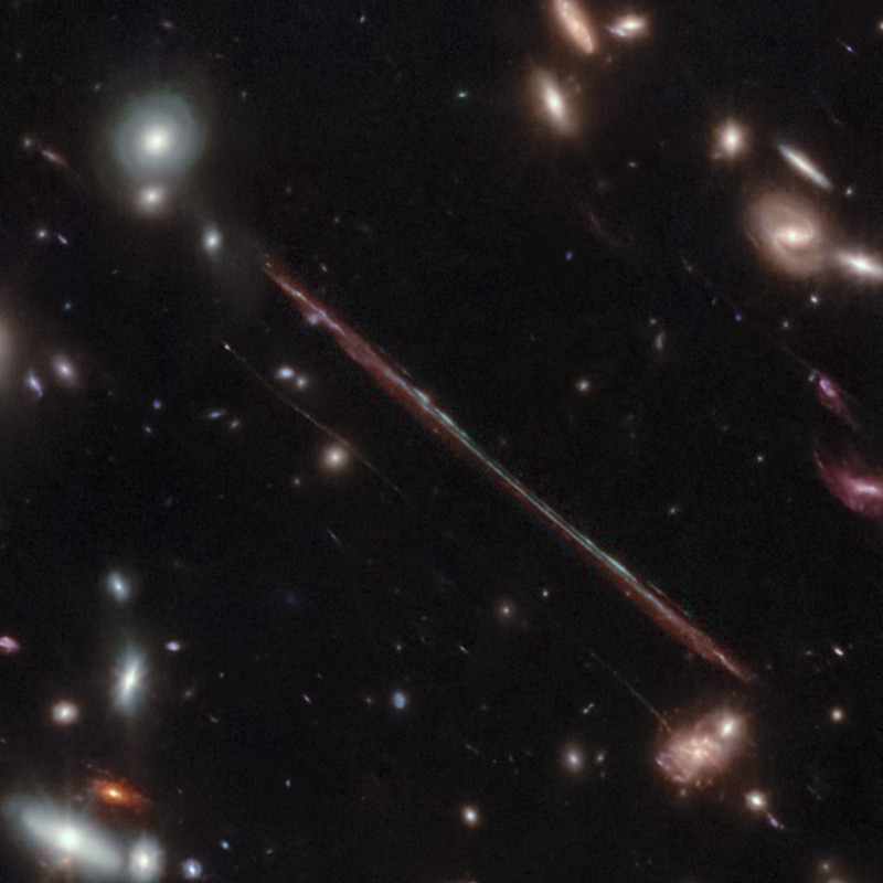  Галактика «Тонкая» — снимок камеры NIRCam 