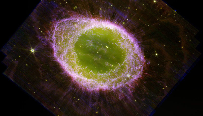  Нажмите, чтобы увеличить. Источник изображения: NASA / ESA / CSA / JWST Ring Nebula Team / Roger Wesson 