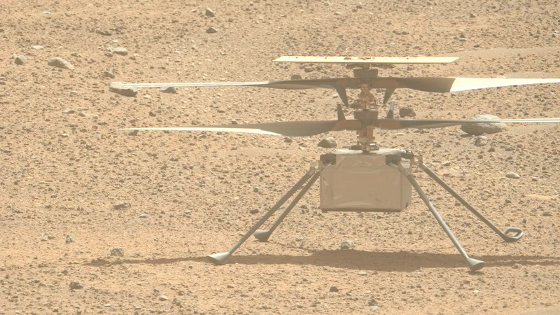  Вертолёт Ingenuity на Марсе 2 августа 2023 года. Источник изображений: NASA/JPL-Caltech 