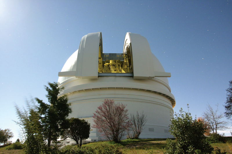  Телескоп Хейла в Паломарской обсерватории Калифорнийского технологического института в округе Сан-Диего, Калифорния 