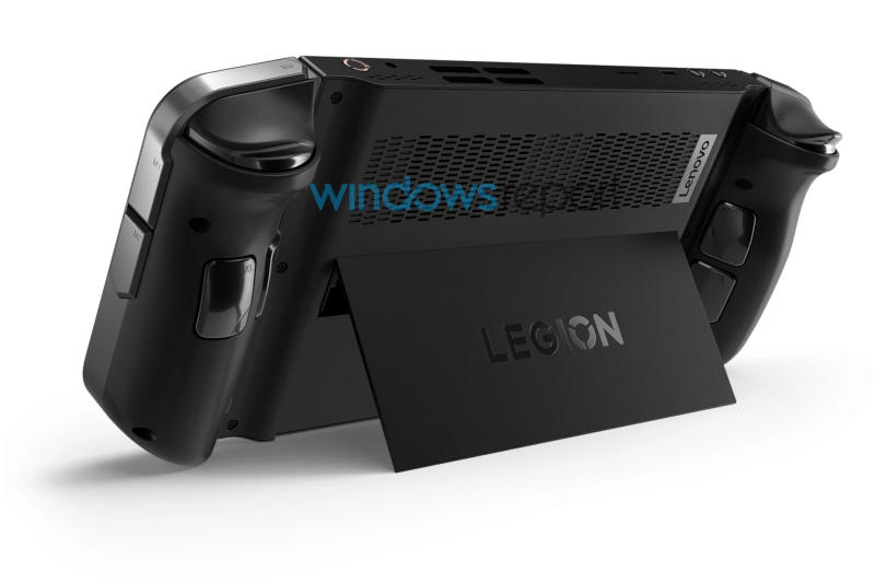Выяснилось, как выглядит портативная игровая консоль Lenovo: съёмные контроллеры, трекпад и экран 8"