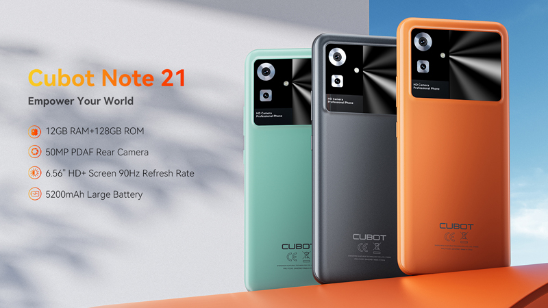 18 сентября стартуют глобальные продажи смартфона Cubot Note 21 и планшета Cubot TAB 40